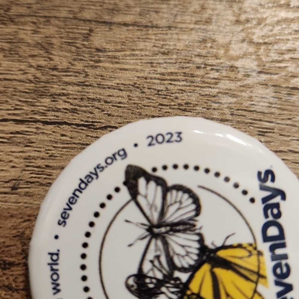 SevenDays Butterfly Pin - Picture 2 of 3